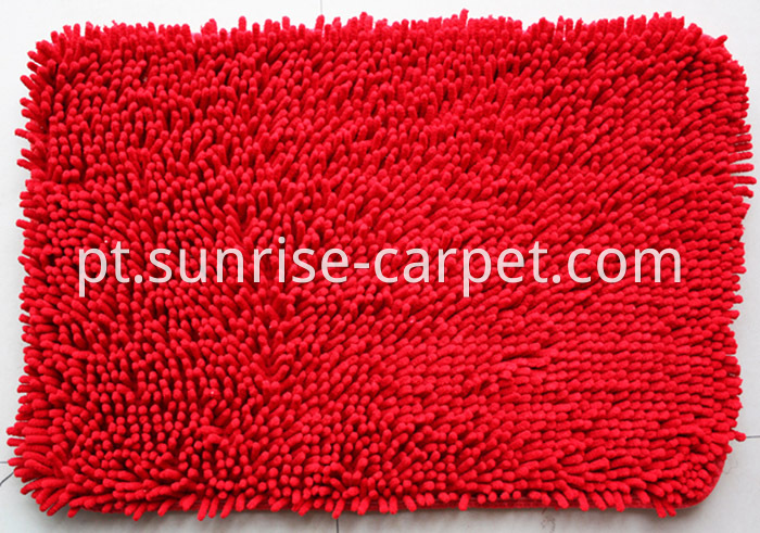 Chenille Rugs Red